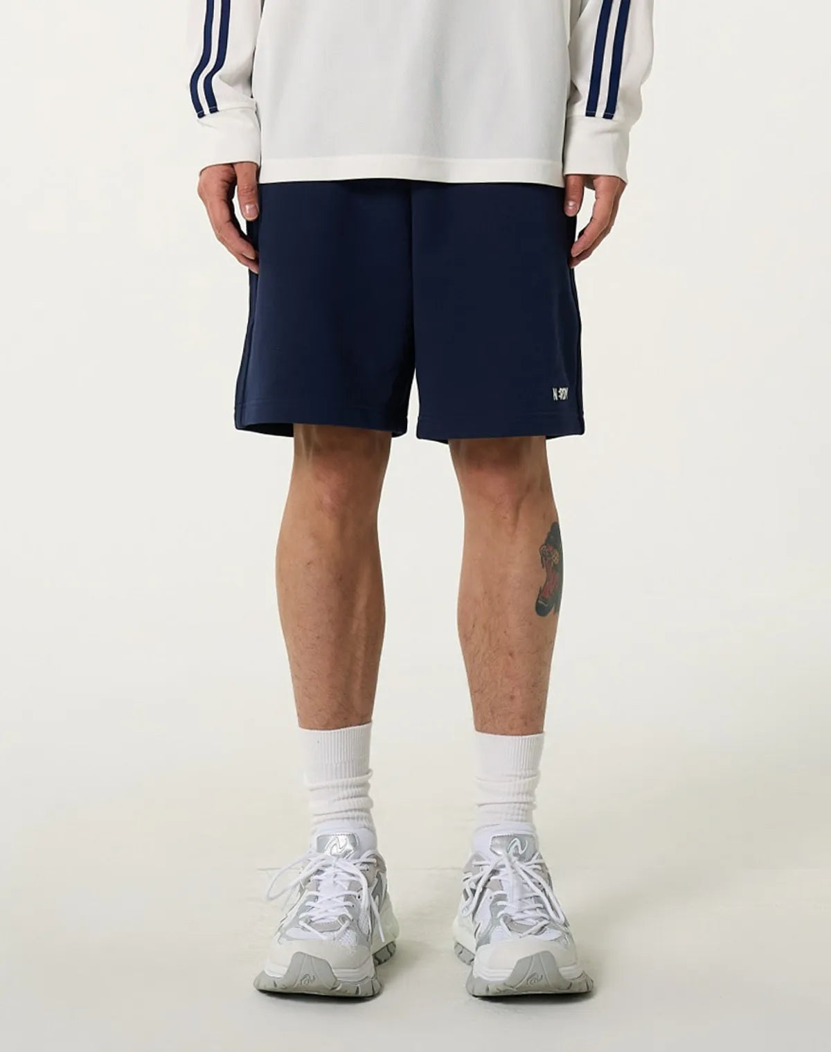 韓國 Nerdy Essential Sweat Half Pants【NY087】