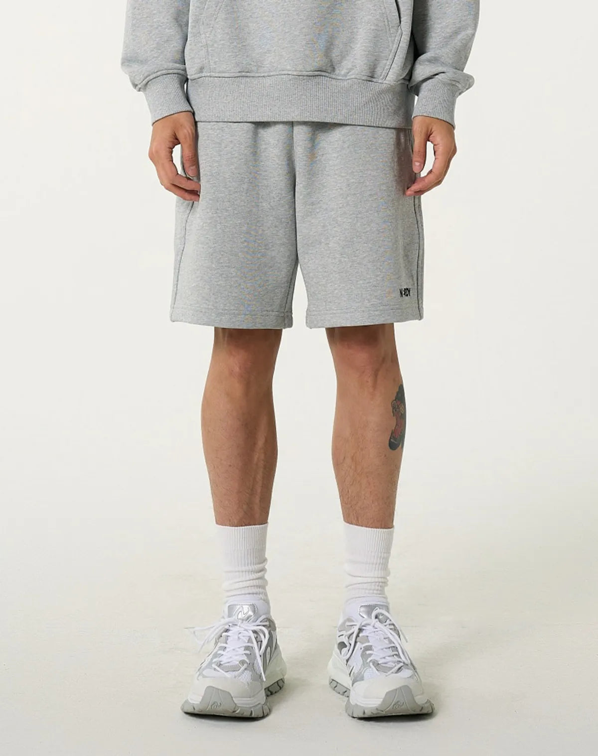 韓國 Nerdy Essential Sweat Half Pants【NY087】