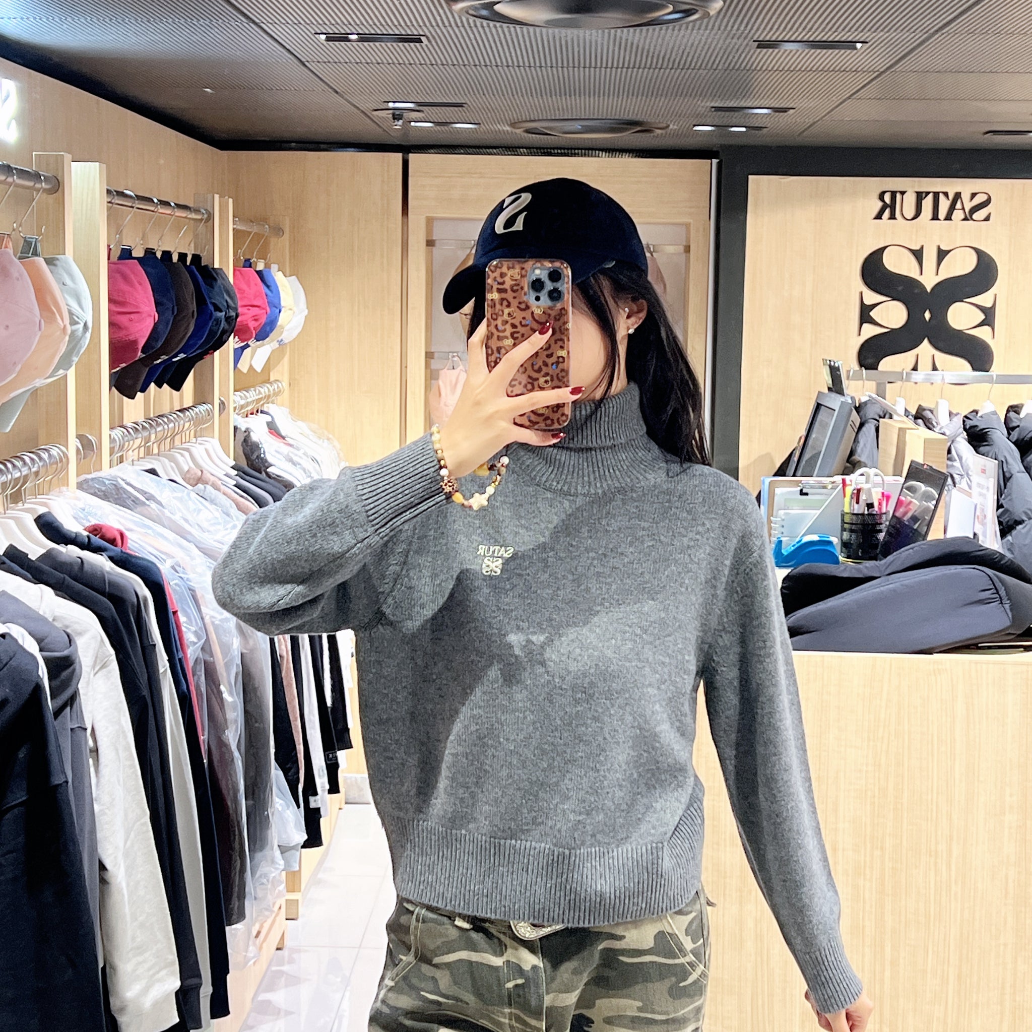 韓國 Satur Women's Classic Turtleneck Knit【SR234】