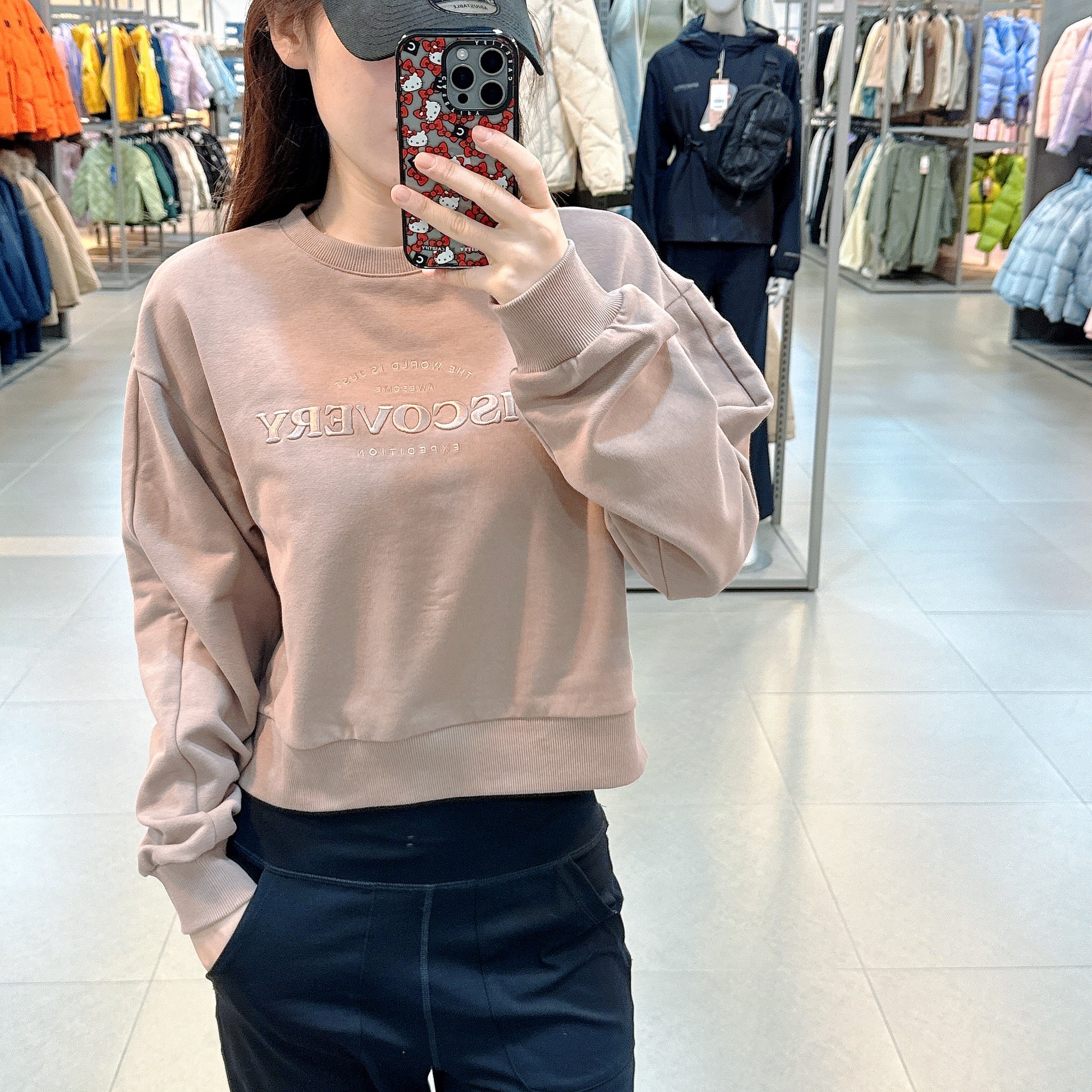 韓國 Discovery Women's Training Long Sleeve T-shirt【DY211】