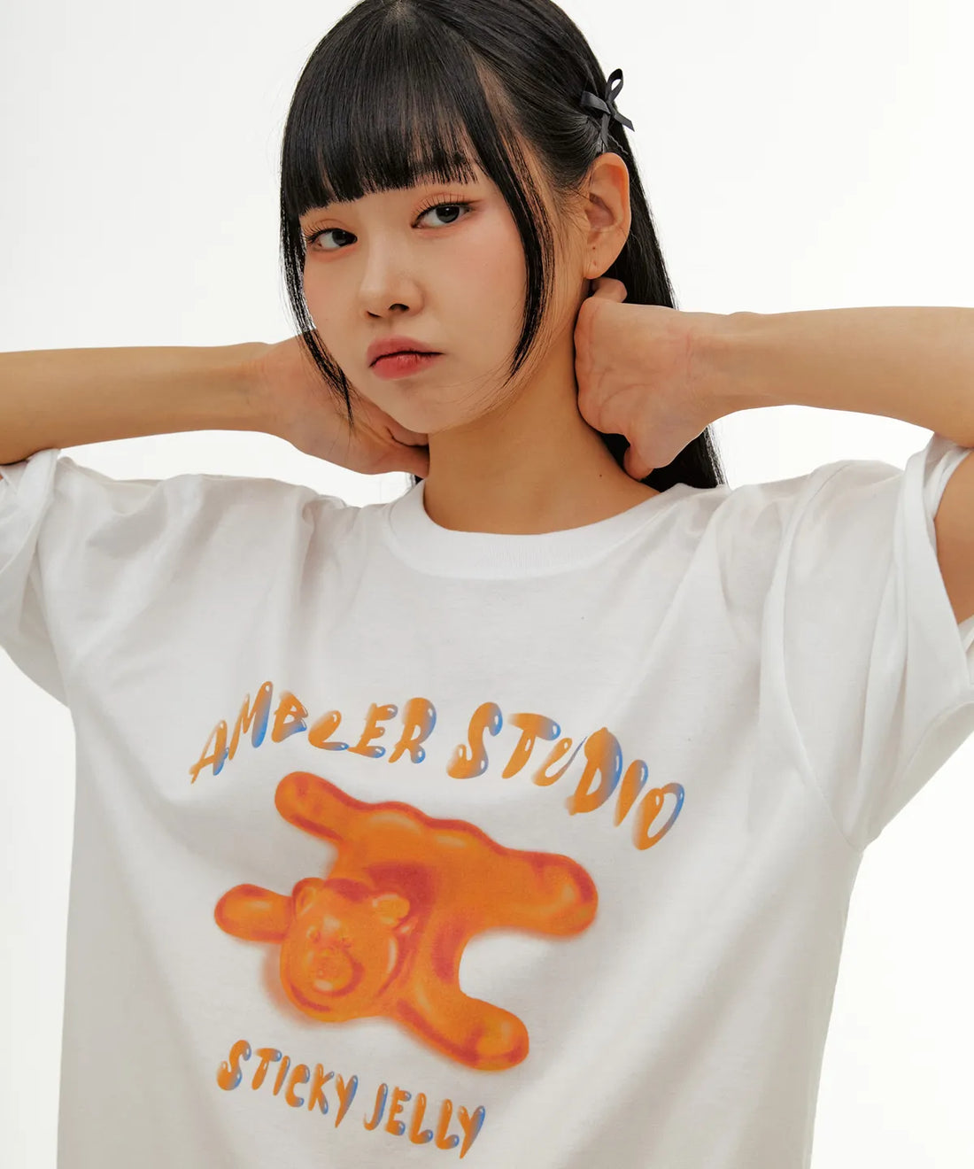 韓國 Ambler Jelly Bear Overfit T-Shirt【AR056】