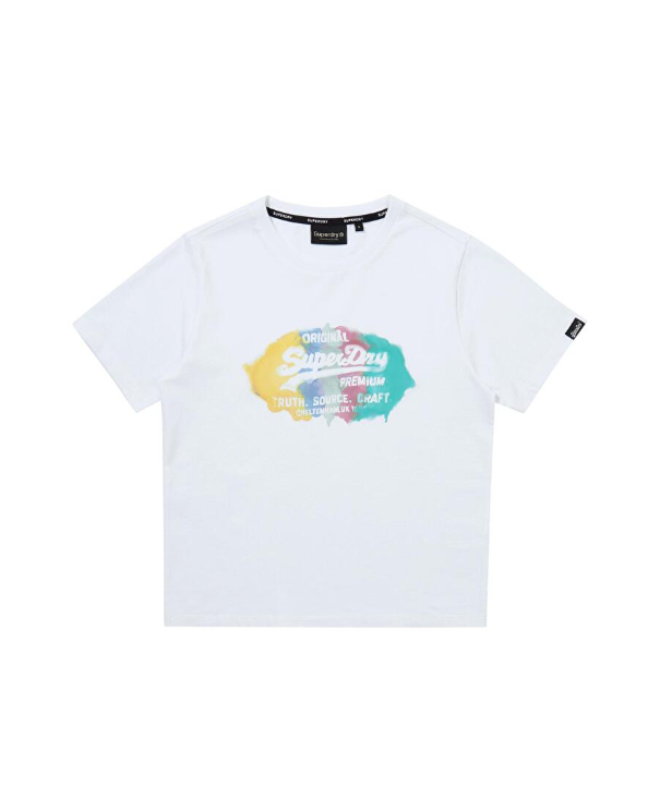 韓國 Superdry Watercolor Graphic T-Shirt【SU041】