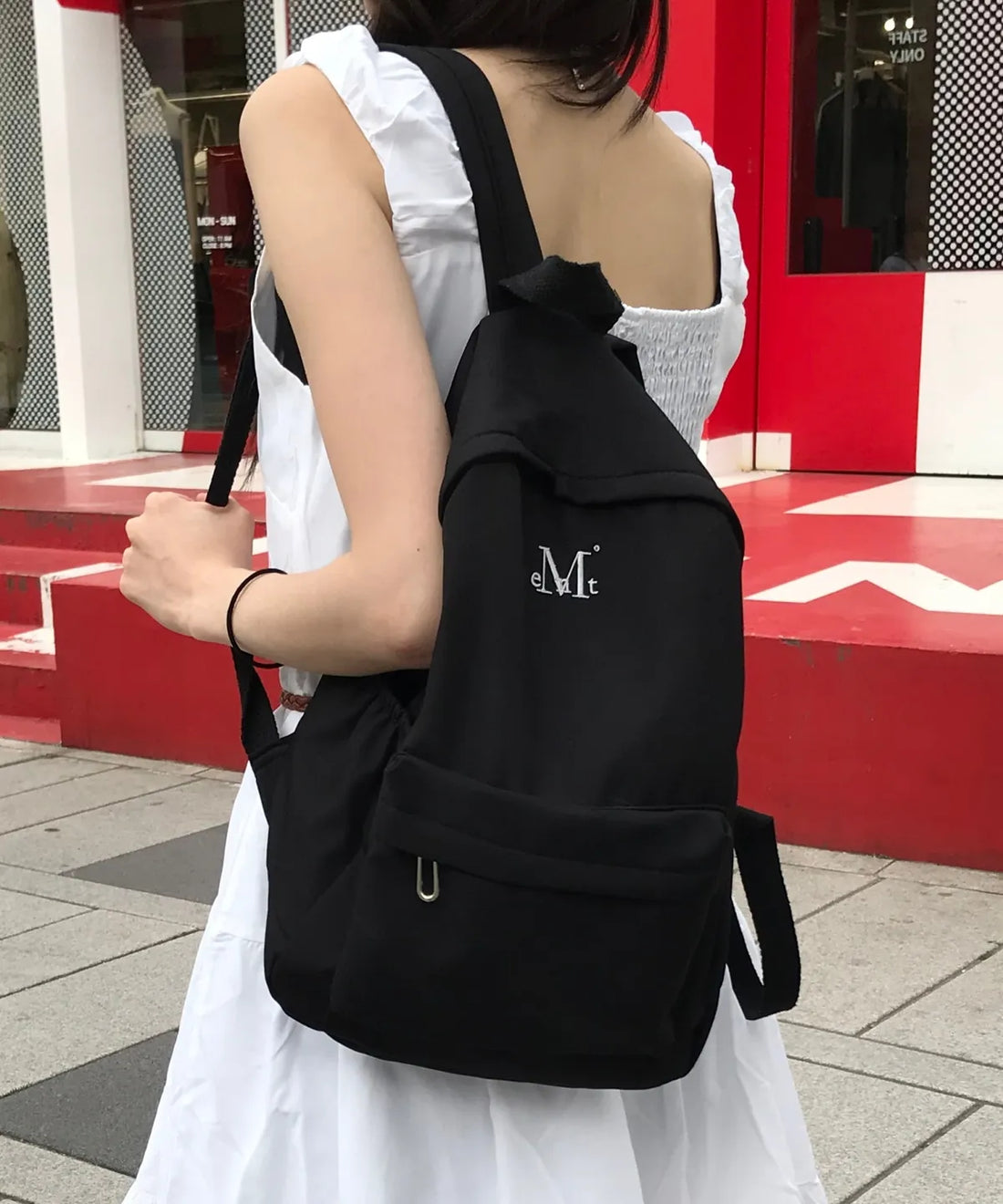 韓國 Mucent Donda Signature Logo Backpack【MU047】