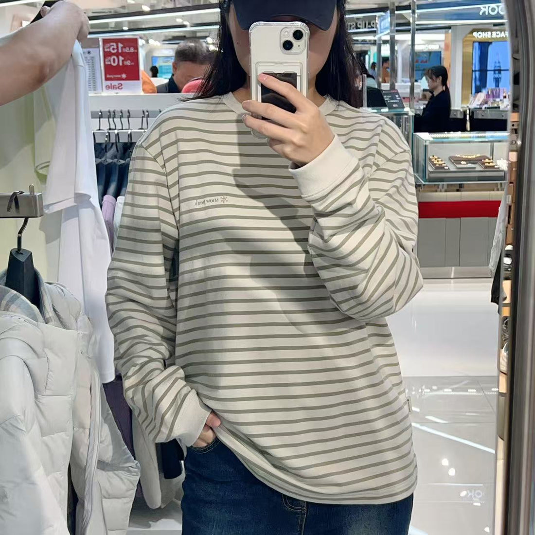 韓國 Snowpeak Striped Long Sleeve T-Shirt【SN046】