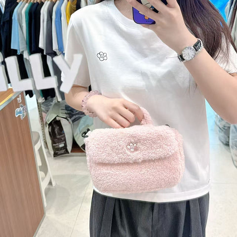 韓國 Wacky Willy Women's Lily Fleece Bag【WW048】