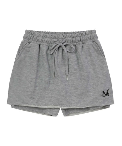韓國 Mucent Damage Sweat Pant Skirt【MU037】