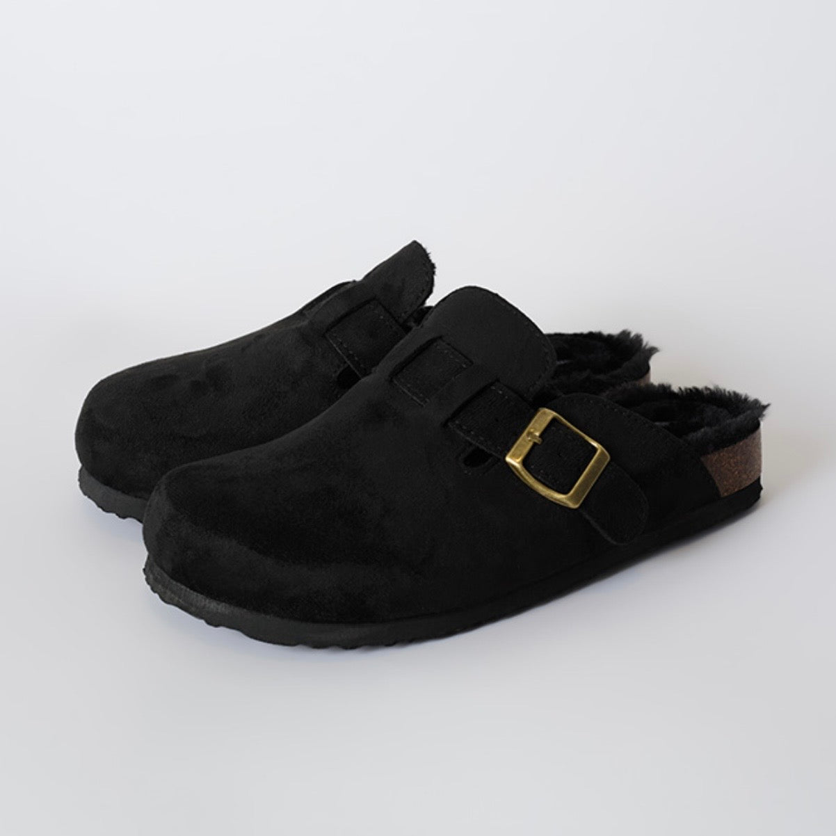 韓國 SPAO Shearling Suede Clogs【SP264】