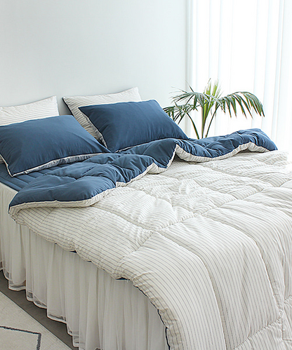 韓國 New York 雙面素面直條【SM409】