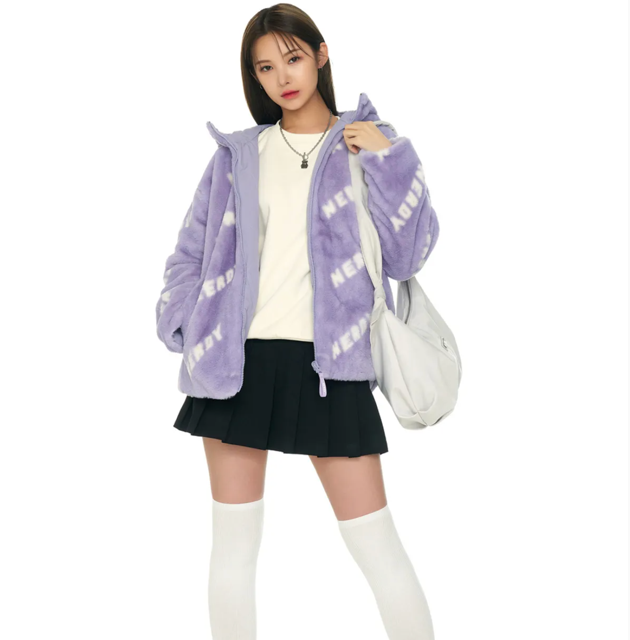 韓國 Nerdy Muhly Reversible Logo Jacket (雙面)【NY007】