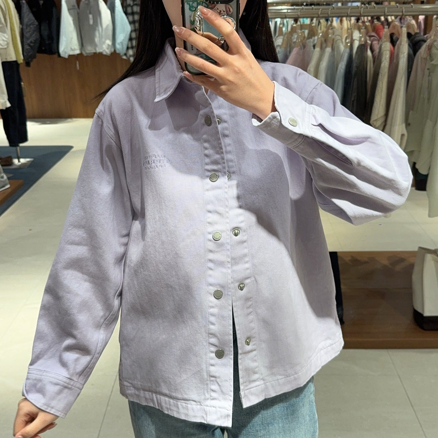 韓國 Marithe Francois Girbaud COULEUR DYED DENIM SHIRT JACKET【MF377】