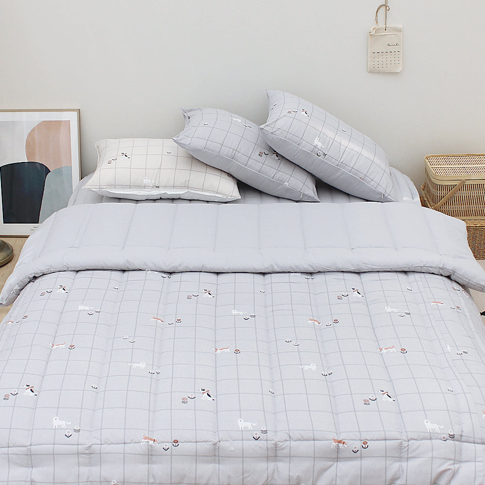 韓國 格紋散步萌萌犬【SM405】