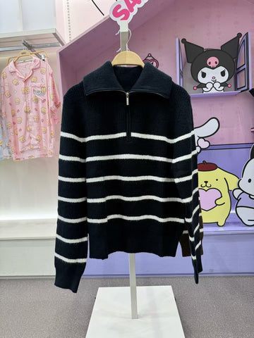 韓國 SPAO Women's Hairy Half-Zip Sweater【SP199】