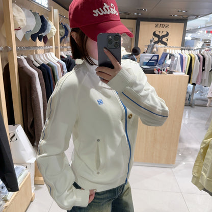 韓國 Satur (W) Lawton Velour Track Zip-up Jacket【SR025】