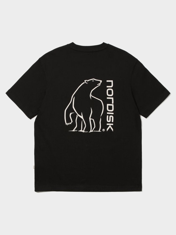 韓國 Nordisk Big Polar Bear Back Heavyweight Short Sleeve T-Shirt【NK005】