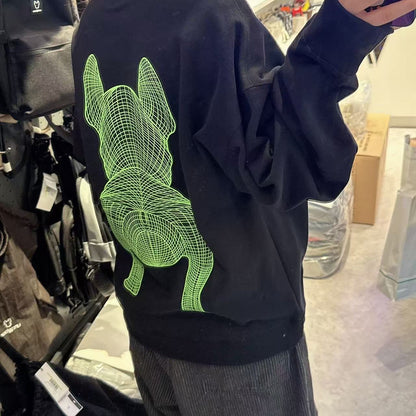 韓國 LifeWork Signature Big Radog Printing Sweatshirt【LW012】