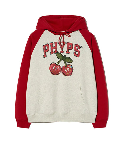 韓國 Phyps Cherry Raglan Hoodie【PS001】