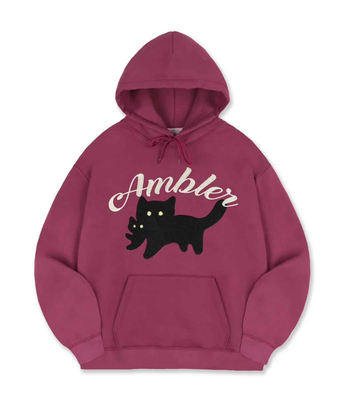 韓國 Ambler Black Cat Unisex Hoodie【AR038】