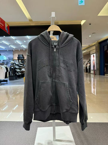 韓國 SPAO Brooklyn Pigment Hooded Zip-Up【SP234】