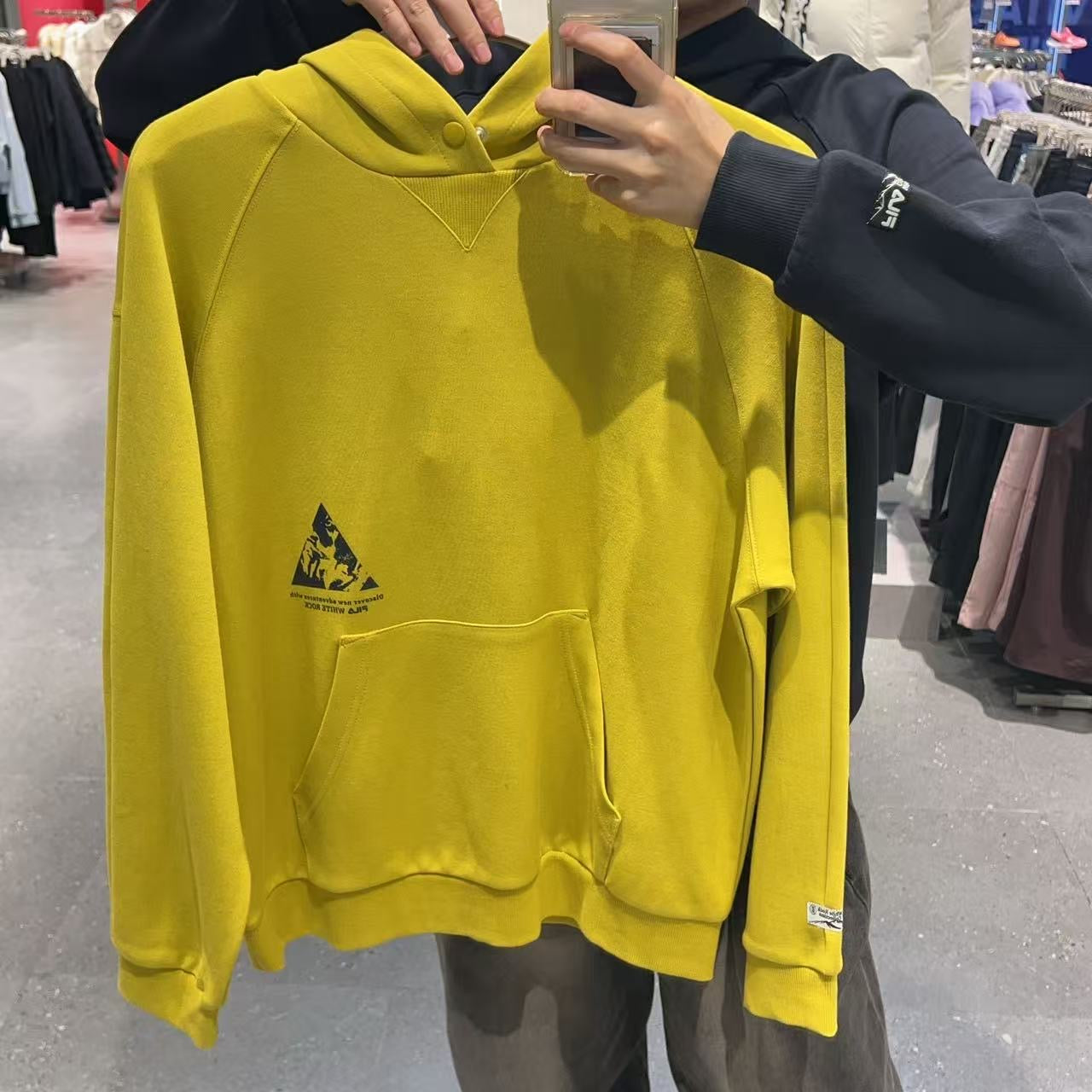 韓國 FILA White Rock Snap Hoodie【FA037】