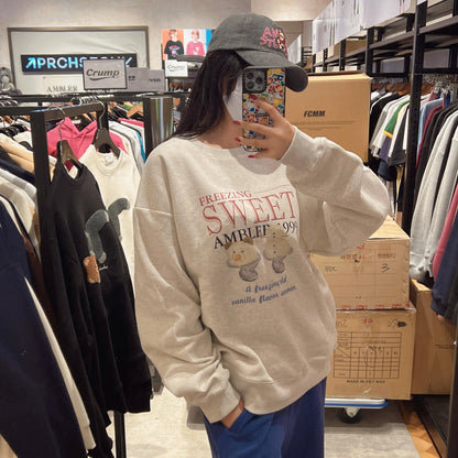 韓國 Ambler Vanilla Flavor Snowman Sweatshirt 【AR044】 - STT Mall HK 靚太網購
