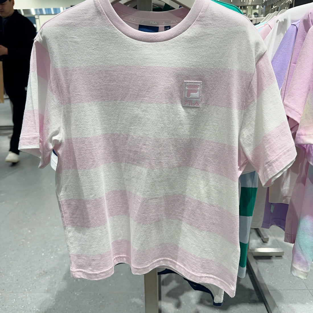 韓國 FILA KIDS Essential Stripe Short Sleeve T-Shirt【FA337】