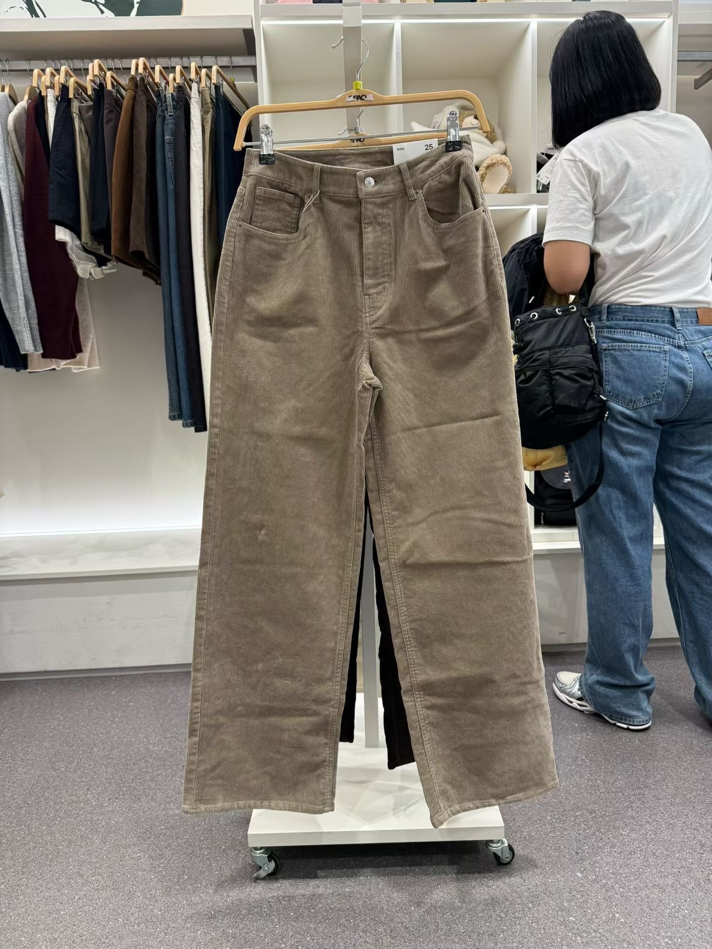 韓國 SPAO Women's Corduroy Wide Pants【SP284】