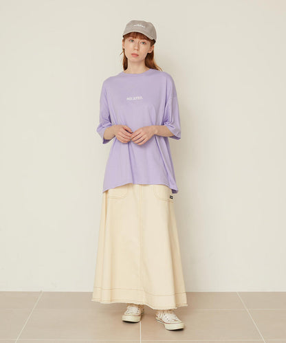 日本直送 MILKFED DONUT AND LOGO WIDE S/S TEE【SJ030】