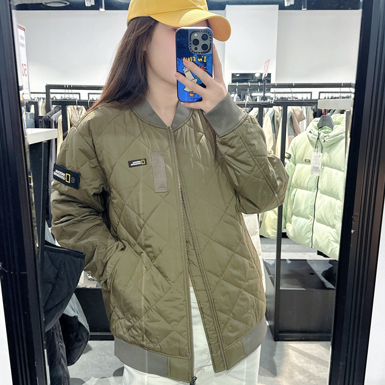 韓國 National Geographic Orix Baseball Neck Quilted Stadium Jumper【NG115】