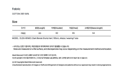 韓國 Mardi Mercredi Sweatshirt Lilies 01【MM208】