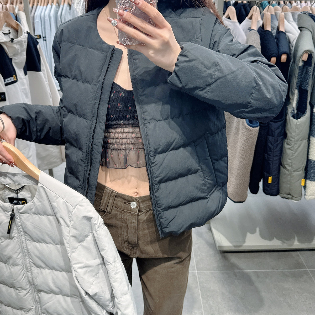 【現貨】韓國 National Geographic Women's HERON Lightweight Down Jacket (鵝絨)【NG275】