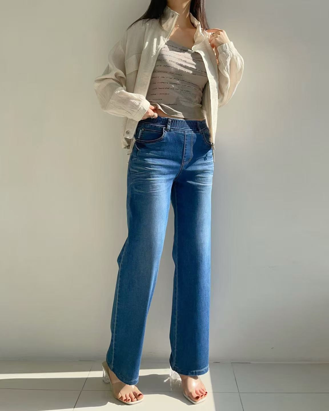 韓國 HowLuk 牛仔褲 (春季款)【H6080】