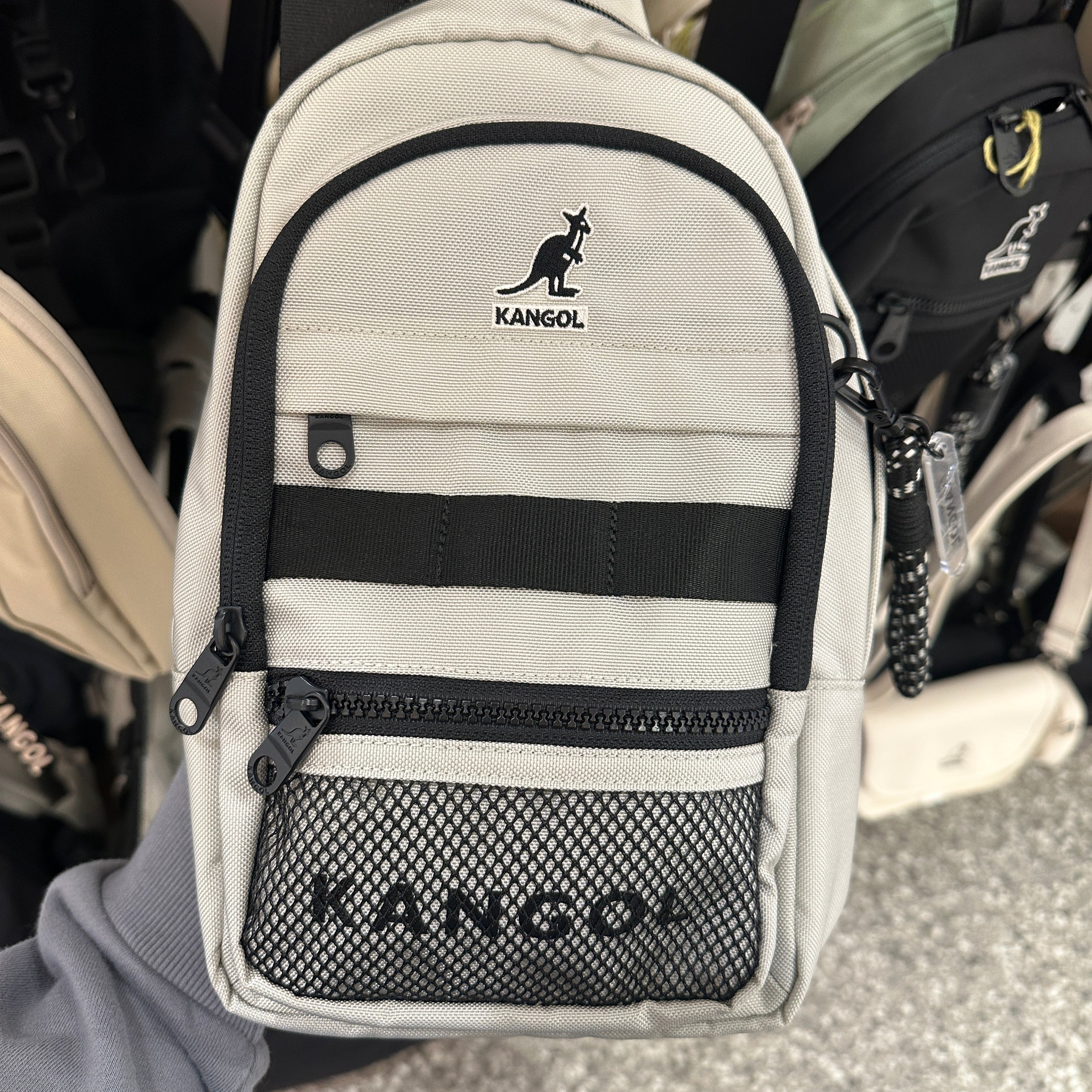 韓國 KANGOL Icon Quantum Sling Bag【KL156】