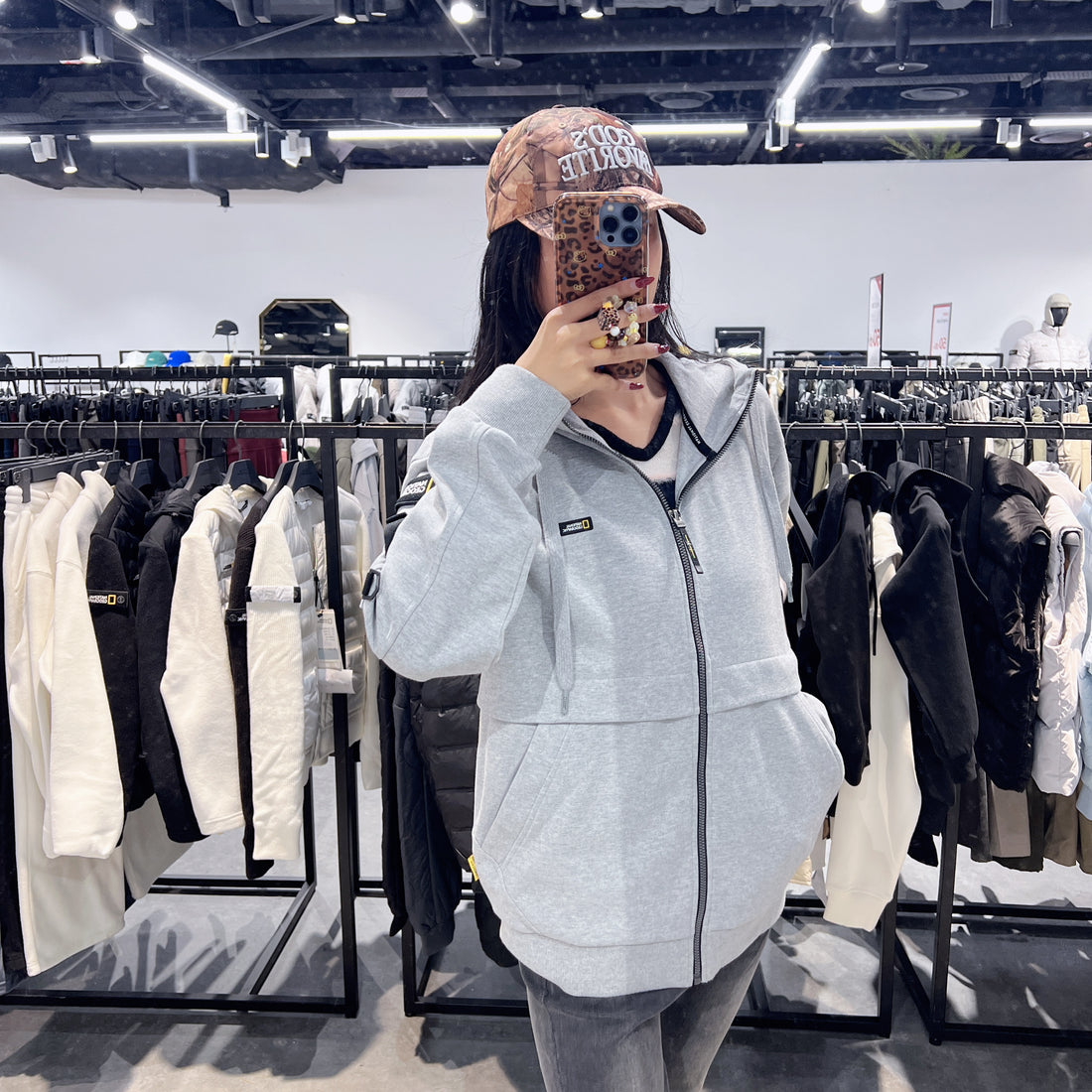 韓國 National Geographic Sullian Sleeveless Pocket Training Hoodie【NG095】