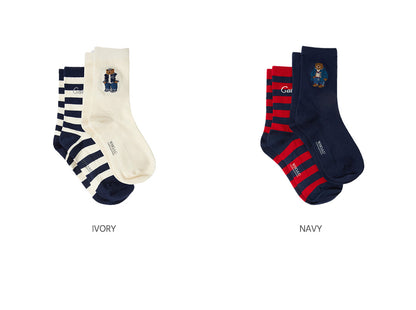 韓國 Who.A.U [2PACK] Steve Jacquared Socks【WA215】