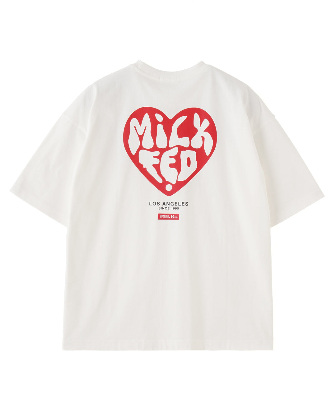 日本直送 MILKFED HEART LOGO WIDE S/S TEE【SJ032】