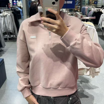 韓國 FILA Basic Half-zip Sweatshirt【FA048】