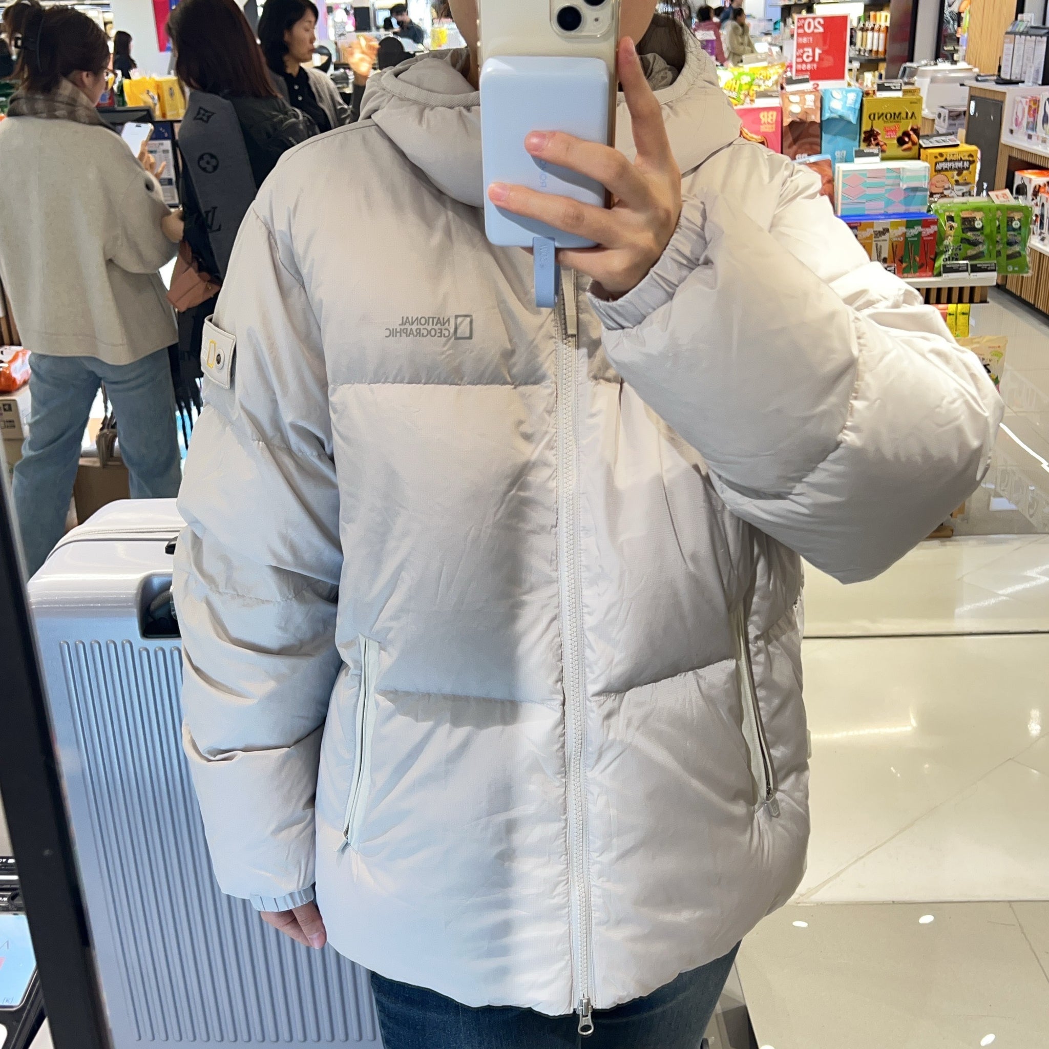 韓國 National Geographic Aira Hoodie Goose Down Jumper (鵝絨)【NG142】