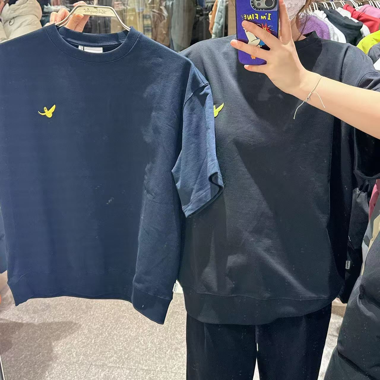 韓國 Mark Gonzales Angel Wappen Short Sleeve Sweatshirt【MG221】