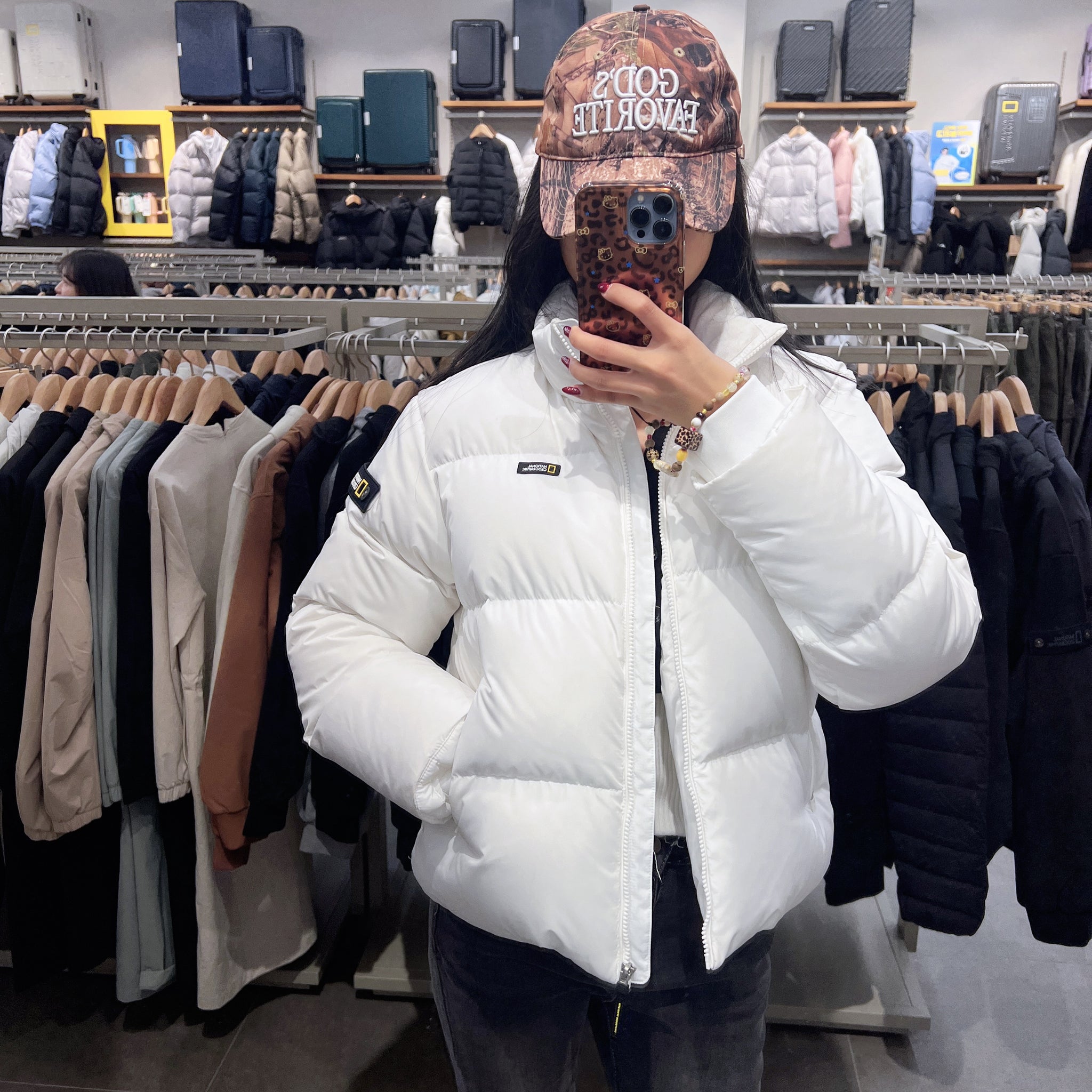 韓國 National Geographic Women's Rayman Short-Length Down Jumper (鴨絨)【NG220】