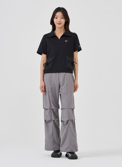 韓國 BBC W Double Pocket String Pants【BC124】