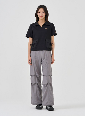 韓國 BBC W Double Pocket String Pants【BC124】
