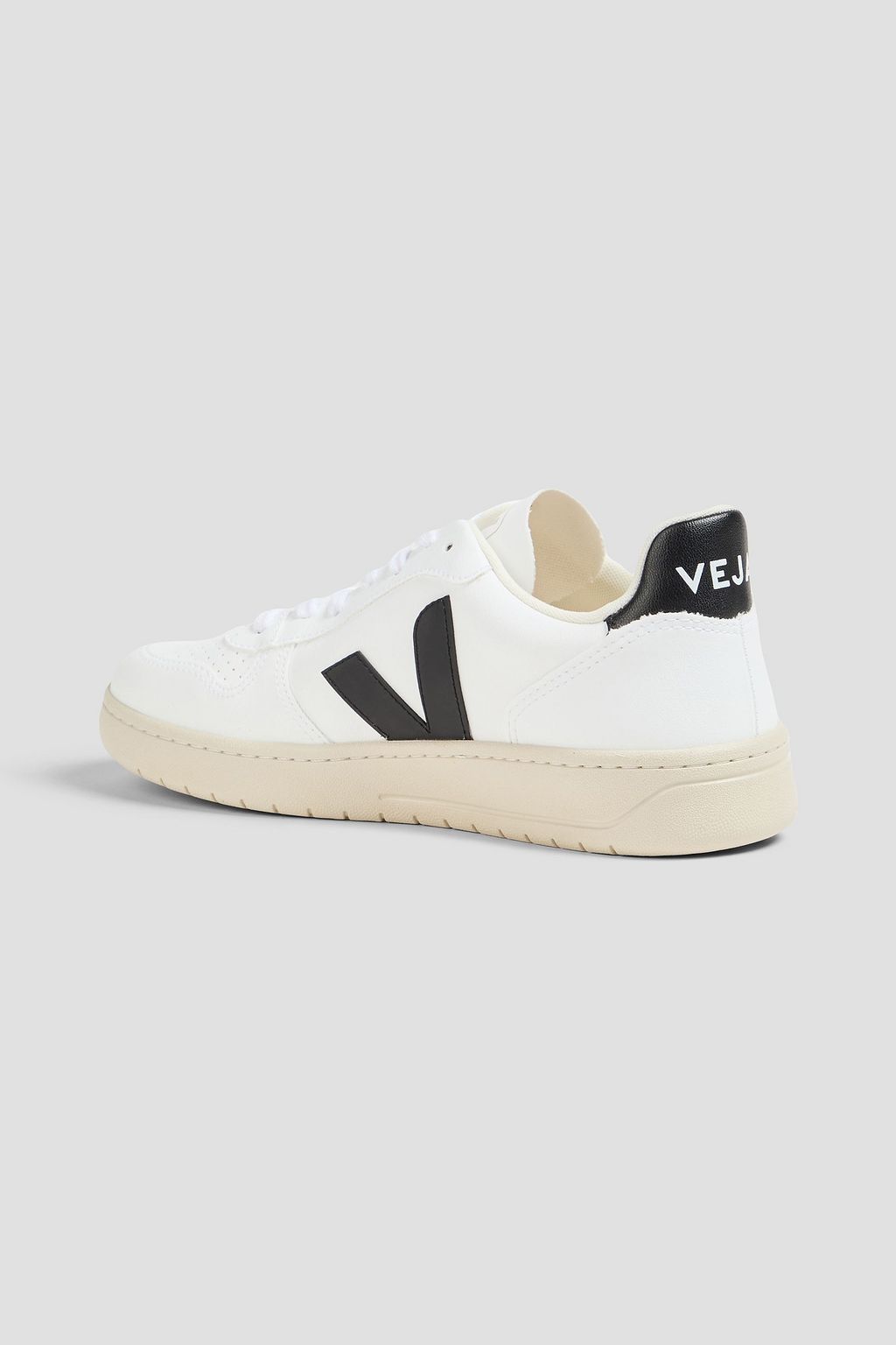 VEJA V-10 add perforated leather sneakers【JA143】