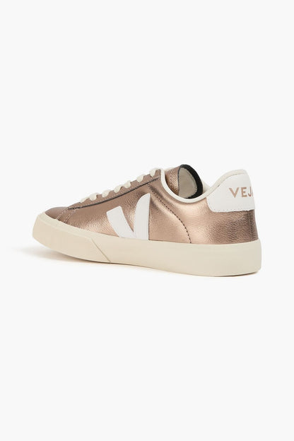VEJA Campo metallic leather sneakers【JA136】
