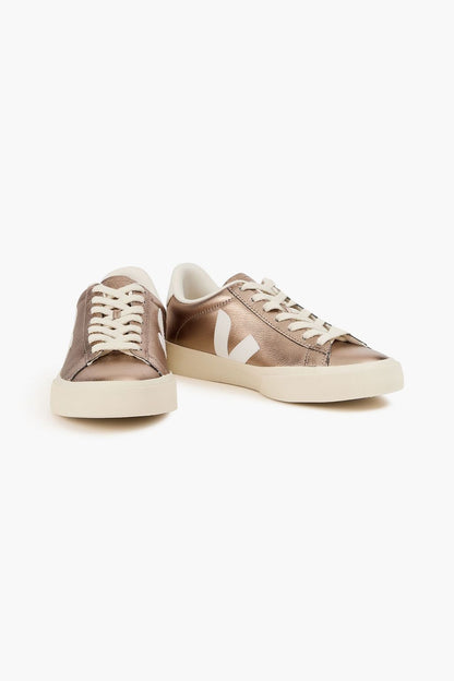 VEJA Campo metallic leather sneakers【JA136】