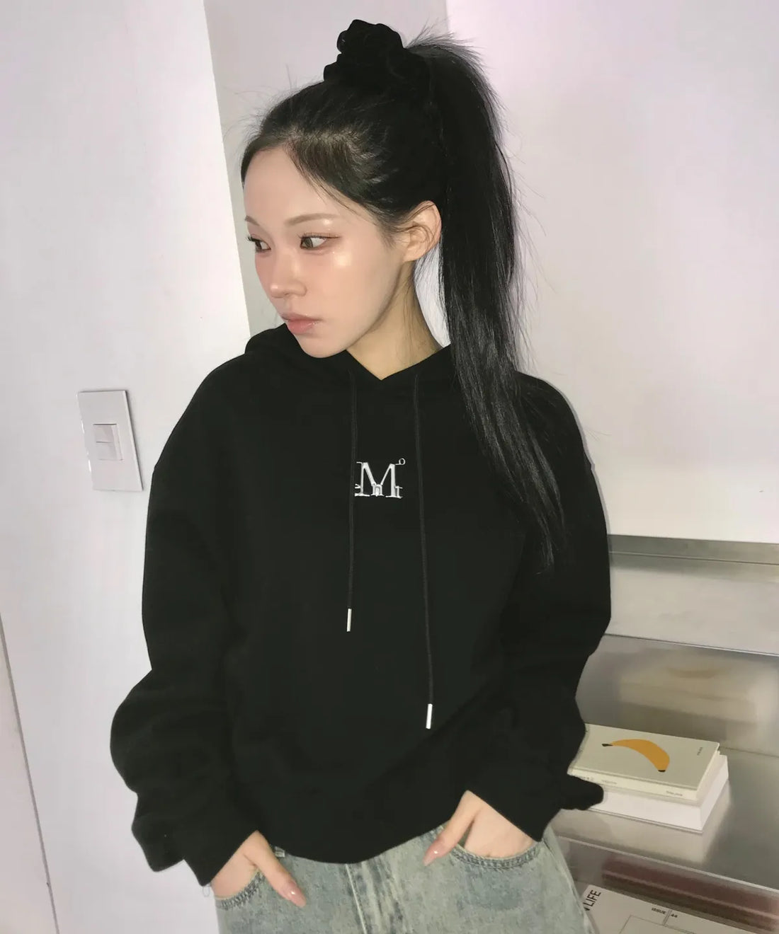 韓國 Mucent Yond Metal Logo Hood T【MU208】