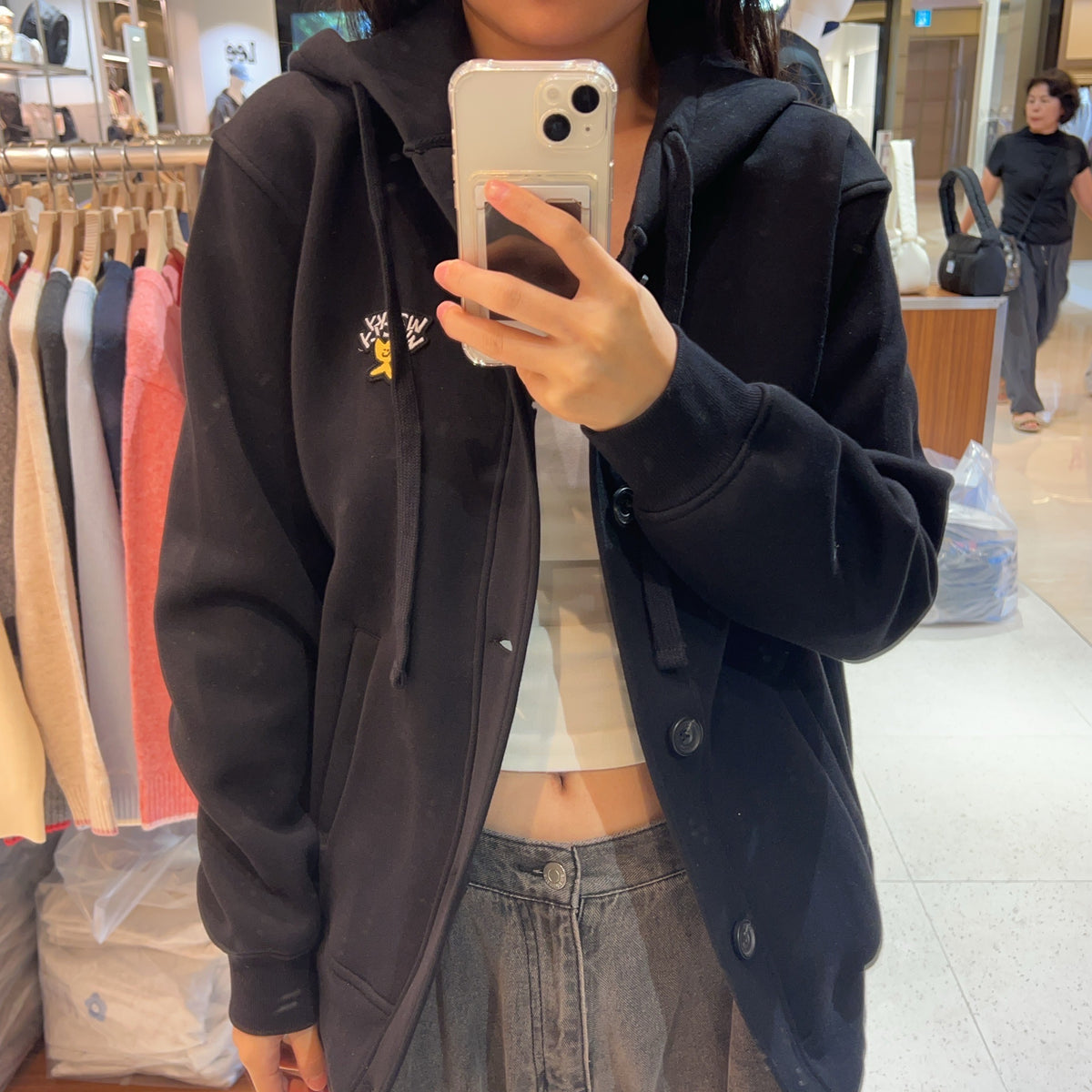 【現貨】韓國 Wacky Willy Hooded Button Cardigan【WW032】