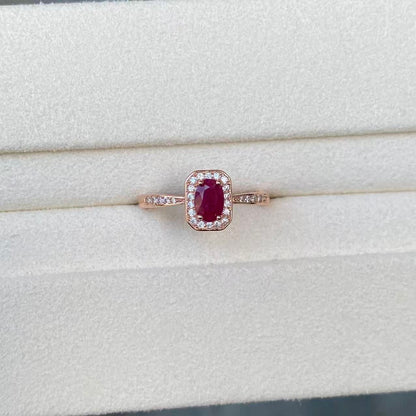 日本直送 天然紅寶石戒指【JS423】