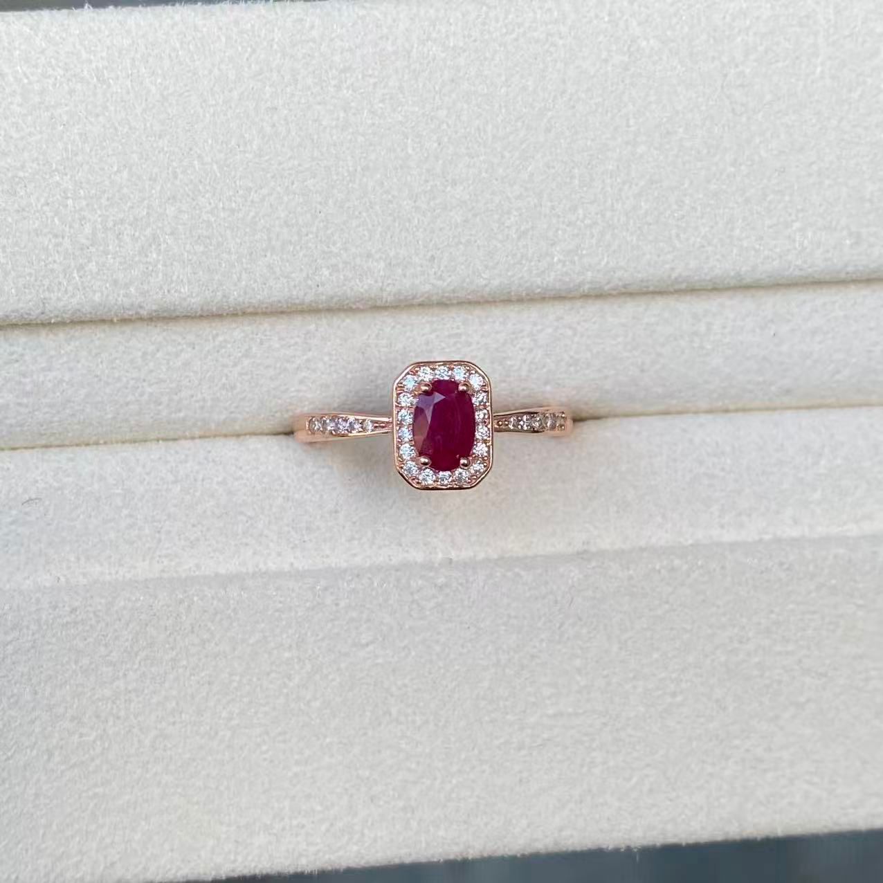 日本直送 天然紅寶石戒指【JS423】