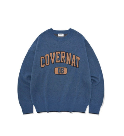 韓國 Covernat Arch Logo 08 Crewneck Knit【CO042】 - STT Mall HK 靚太網購