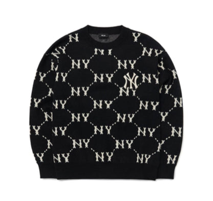 韓國 MLB Diamond Monogram Sweater Pullover 【MB019】 - STT Mall HK 靚太網購